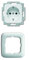 Busch-Jaeger Reflex SI Set Steckdose 20 EUC-214 und Rahmen 2511-214