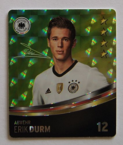 Rewe DFB Sammelkarten EM 2016 Auswahl aus allen 36 und Sammelalbum oder alles komplett (Nr 12 Glitzer Durm)