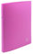 Exacompta 54194SE 5er Pack Ringbuch OPAK DIN A4 aus Kunststoff 2 Ringe 20mm breit rosa ideal für Schule und Büro Ringhefter Ringordner Ringbuchordner