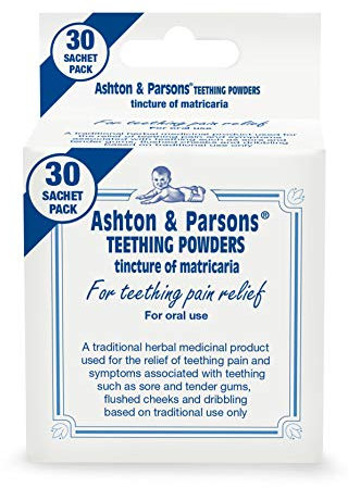 Ashton & Parsons Teething Powders, used to soothe teething pain and symptoms, for Babies From 3 Months+, natural traditional remedy, UK’s No1 teething brand in pharmacy*, Pack of 30.