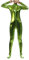 Ganzkörperanzug Anzug Suit Kostüm Shiny Ganzkörperanzug Kostüm Gras Grün XXL