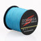 Dorisea Extreme Braid geflochtene Angelschnur, 100 % PE, 1000 m, 2,7–227 kg getestet, abriebfest, unglaubliche Superline, kein Dehnen, kleiner Durchmesser, Blau, 4,5 kg/0,14 mm