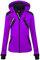 Rock Creek Damen Softshell Jacke Outdoorjacke Windbreaker Übergangs Jacke - Violett - 44/XXL