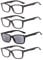 Suertree Lesebrille 4 stueck Federn-Scharnier Sehhilfe Sonne Lesebrille Brille Lesehilfe für Damen Herren BM151TY 1.5x