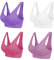 Boolavard Comfort BH - Seamless - Bustier BH - Freizeit und Sport BH, Sporttop, Nahtlos, Form Bustier Top ohne Bügel, Ahh Bra Wohlfühl (S: 76-81cm (65A-70B), Weiß Licht violett Lila und Rosa)