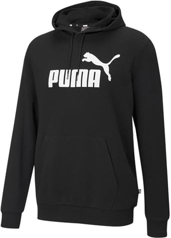 PUMA Men's Big Logo Hoodie Tr Sweat, Puma Black, S UK