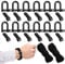 12 Schäkel Set Edelstahl Schnalle Schäkel Verstellbare Schäkel mit 6m Paracord Schnur für Outdoor Camping