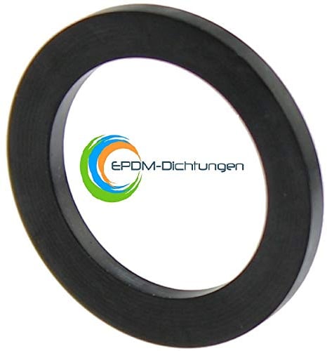 Flachdichtungen Gummidichtungen EPDM 3/8, 1/2, 3/4, G3/4, 1, G1, 1 1/4, 1 1/2, 2 für Sanitär, Garten, Bad, Küche, Handwerk (20 Stück 3/4, 24x18x2mm)