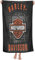NICHIYOBI Harley Davidson - Telo mare con stampa digitale 3D, alla moda, morbido e resistente alla luce (1150 cm x 200 cm)