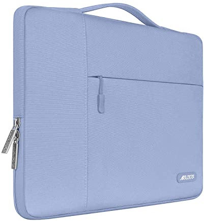 MOSISO Funda Portátil 16 Pulgadas, 15-15.6 Pulgadas Ordenador Bolsa Compatible con MacBook Pro 16, HP, Acer, DELL, Lenovo, ASUS Notebook, Blandas Protectora Multifuncional Bolsa,Azul Cerúleo