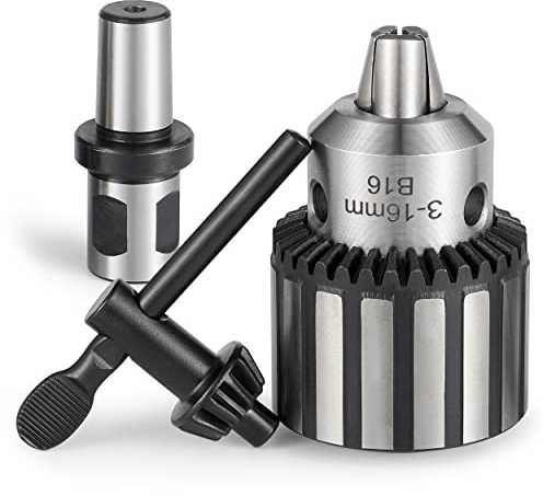 Eumtenr Mandrin magnétique super résistant de 3 à 16 mm avec adaptateur de tige Weldon de 1,9 cm (B16)