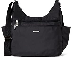 Baggallini Essential Hobo Borsa a tracolla, nero, Taglia unica