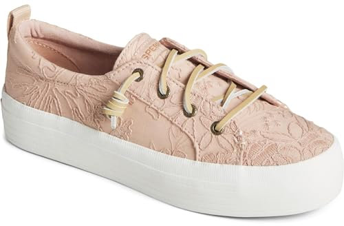 Sperry Baskets à plateforme Crest Vibe pour femme, Dentelle rose., 43 EU