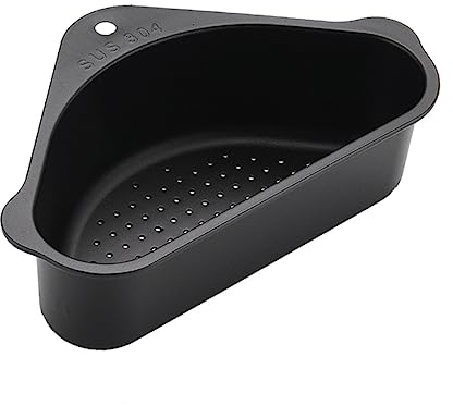 1 Juego Cesta De Drenaje De Acero Inoxidable Soporte De Esponja De Cocina Cesto De Fregadero Triangular Fregadero De Tendedero Cesta De Drenaje del Fregadero Caja De Jabón Familiar
