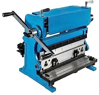 12-Zoll-Blechmaschine, manuelle Biegemaschine für Stahl, Aluminium, Kupfer, Scheren, Biegen, Walzen, Formen, Metallbearbeitung