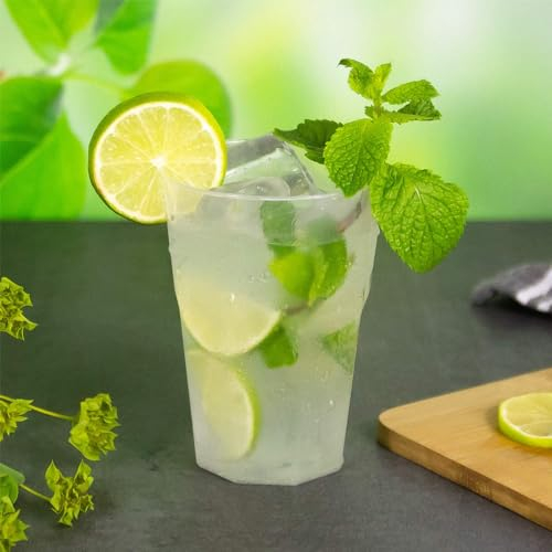 GM 40 Pezzi - Bicchieri Cocktail da 420 ml, in PP Trasparenti, Infrangibili, Riutilizzabili, per Cocktail, Long Drink, Gin Tonic, Mojito, Aperol Spritz - Made in Italy