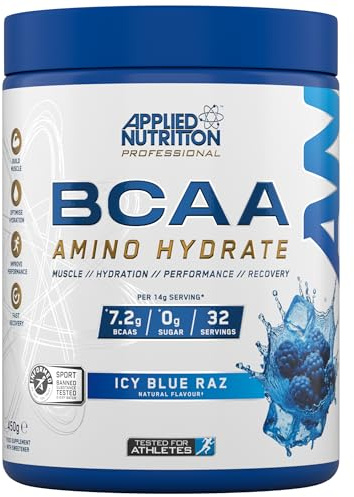 Applied Nutrition BCAA Amino-Hydrate (450g) Icy Blue Raz - Aminosyror - BCAA