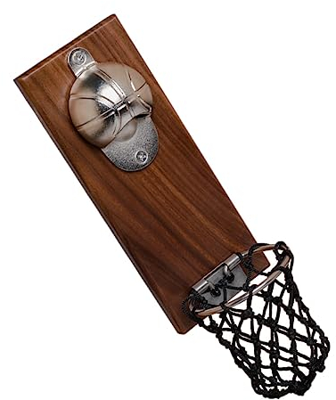 VINTORKY 1stück Kühlschrank Magnet Basketball Flaschenöffner Und Wandmontiert Mit Auffangbehälter Für Zuhause Bar Und Outdoor-aktivitäten