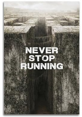 LMJUSNEFNC Maze Runner Filmposter, dekorative Malerei, Leinwand, Wandposter und Kunstdruck, moderne Familienschlafzimmer-Dekoration, Poster, 20 x 30 cm