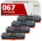 SODFACE 067 067H Toner Set Kompatible für Canon 067 067H für Canon i-SENSYS MF655Cdw MF657Cdw MF656Cw ImageCLASS LBP633Cdw LBP632Cdw LBP631Cw (Schwarz Cyan Gelb Magenta, 4er-Pack)