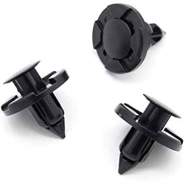 VVO Fasteners- Schwarz Kunststoff-Clips. Unterbodendämmungsschild. Kompatibel mit einigen Renault Kadjar, (Packung mit 10 Clips)