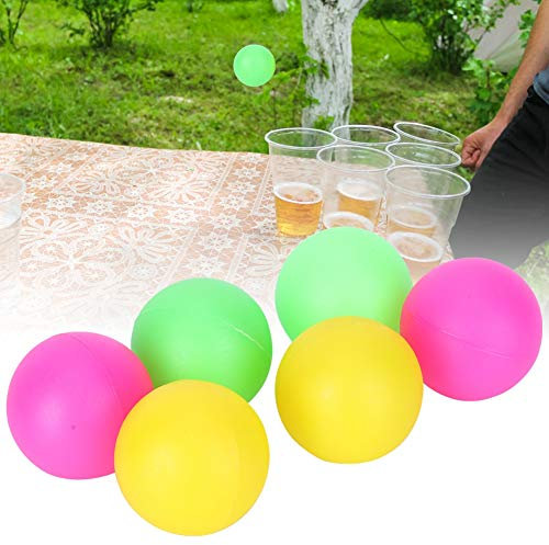 6-teiliges Set, PVC-Strandspielzeug, Ball-Ersatz für Zubehör, Bunt, Leicht, Robust, Weiches Spiel, Strand-Tennis-Spiel, Draw-Dekoration, 3 Farben (rot gelb grün)