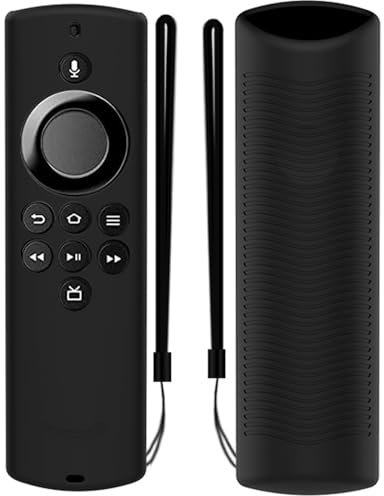 Silicone Custodia Remota per telecomando Fire TV Stick Lite 2020 Alexa telecomando vocale Guscio Protettiva,Antiscivolo Cover Copertura