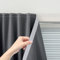 Sovtfides Magic Tape - Tende oscuranti per finestre, oscuranti, per camera da letto, senza fori, tende autoadesive senza asta, 150 x 150 cm (larghezza x lunghezza), grigio, 1 pannello
