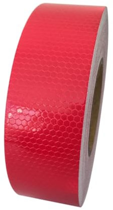 TINEASUR Nastro adesivo nastro di avvertimento etichetta rosso