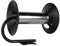 LOVIVER High Pressure Washer Hose Reel Heavy Duty,Metal with Brass Swivel Joint Portable Accessories Power Washer Reel for Wall Floor, 50 M