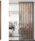 Cloison de séparation murale à lattes en bois – Séparateur de pièce autonome moderne pour entrée, restaurant, bureau, colonne décorative – 70 à 230 cm de haut