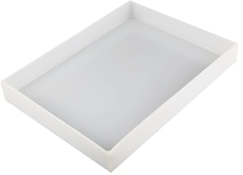 LUNAIZHUO Ölauffangwanne aus PP-Kunststoff, Auslaufsichere Auffangwanne, Ersatz für Hundekäfig Wand, Organizer-Zubehörwanne für Labore, Wohnungen, Küchen, Fabriken(50x40x5cm/20x16x2in)