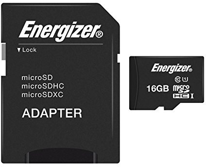 Energizer Classic Class 10 16 GB MicroSD Memory Card with Adapter