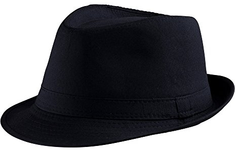 Dress Up America Cappello Fedora Adulto Disponibile in Bianco e Nero