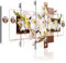 murando Acrylglasbild Blumen 200x100 cm 5 Teilig Wandbild auf Acryl Glasbilder Kunstdruck Moderne Acrylglas Platte Wanddekoration Geschenke Heimdekoration Glasbild Orchidee Abstrakt b-C-0150-k-o