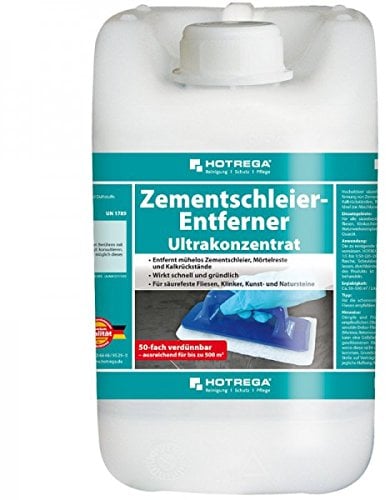 HOTREGA® Zementschleier-Entferner Ultrakonzentrat 5 l - schnell und gründlich - bis 2500 m² / 5 Liter