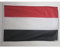 AZ FLAG - Drapeau Yémen - 45x30 cm - Pavillon Nautique Yéménite Spécial Bateau Et Extérieur En Maille Bloquée Avec Anneaux Plastiques Intégrés - 30g