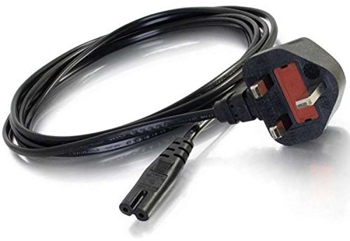 UK Mains Power Cable Lead Cord 3 Pin compatible with replacement for Sony SA-CT60BT Sound Bar/Subwoofer