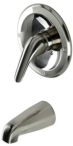 Kingston Brass KB538LTO Shower Faucet Tub Only, Brushed Nickel 48 x 6.75 x 5
