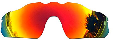 SOODASE Para Oakley Radar EV Pitch Gafas de sol Rojo Lentes de repuesto polarizadas