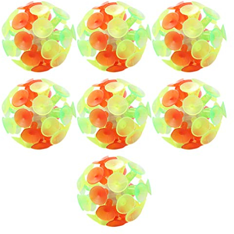 Toyvian 7 Stück Saugnapf Ball Spielzeug Eltern-Kind Interaktion Sauger Ball Spielzeug für Kinder Party