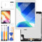Ersatz-Pat-Set Compatible für iPad Air 2 2. Generation A1566 A1567, LCD-Display, Touchscreen, inkl. Werkzeug und Displayschutzfolie (weiß)