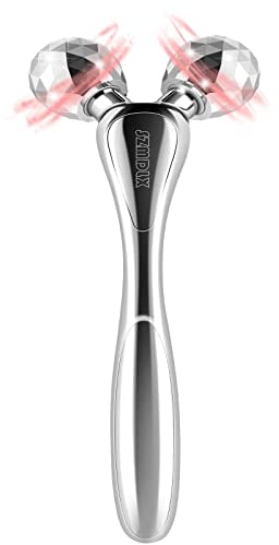 SZMDLX 3D-Gesichtsmassagegerät,Face Massager, Gesichtsroller, 3D Gesicht Roller Massage Gesichtslifting Massager,Straffer, Anti-Falten, Muskelentspannung, 360° Rotationsmassageroller