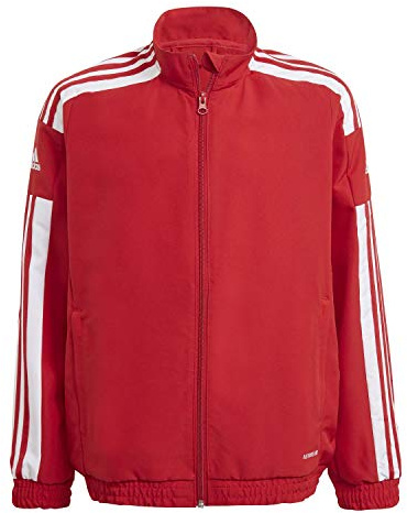 adidas Unisex Kinder Squadra 21 Presentation Jacket, Team Power Red/White, 9-10 Years