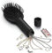 YAANBUNB Cepillo de Pelo con Compartimento Secreto Cepillo de Pelo Plano Negro Cepillo de Pelo Antitirones de Plastico Cepillo de Cabello Mujer con 1 Peine Multifuncional para Almacenar Objeto Pequeño