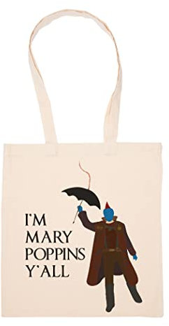 I'm Mary Poppins Y' All Tasche Wiederverwendbar Einkaufen Lebensmittel Baumwolltuch Tote Reusable Shopping Bag
