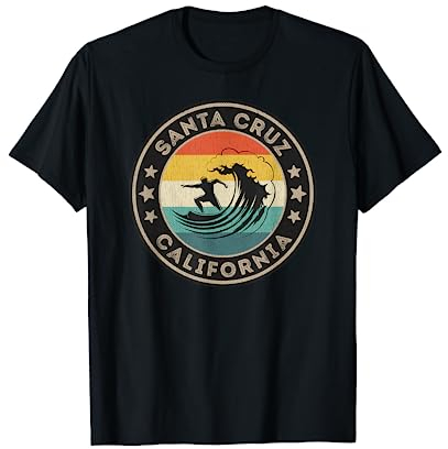 Camiseta de surf de Córcega Santa Cruz California USA Camiseta