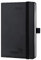 POPRUN Kalender 2024 Klein 16 x 10,5 cm (Jan.2024-Dez.2024) - Taschenkalender 2024 Softcover mit PU-Leder - Terminplaner, Wochenplaner mit Selbstklebender Stiftschlaufe - Schwarz