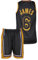 Amdrabola Lakers Lebron James Basketball Kinder Trikot Bausatz, Schwarz, Komm mit Shorts Basketballfans (128,Schwarz)