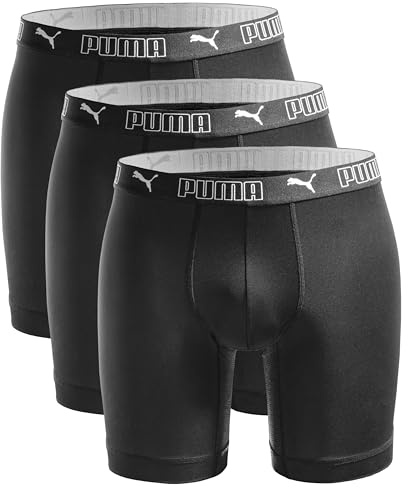 PUMA Unterziehshorts - Long Boxer - 3er Pack